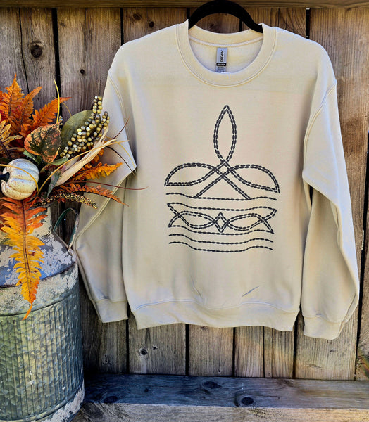 Boot Stitch Crewneck