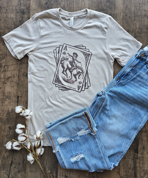 Wild Card Cowgirl Tee